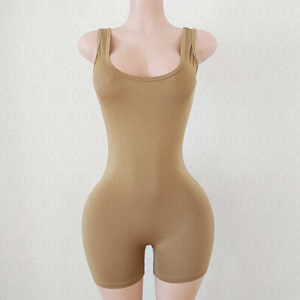 Nouvel ensemble de combinaisons et bodys pour femmes 2026 – Tenues de fitness et de sport en nylon avec fermeture éclair personnalisée – Loungewear coloré - Product Image 2