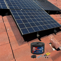 Filet de protection anti-oiseaux, rongeurs et écureuils en acier galvanisé pour panneaux solaires, pour les panneaux photovoltaïques au sol et sur toiture de fermes solaires