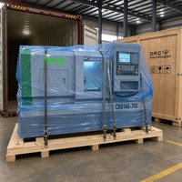 Torno Horizontal CNC de Trabajo Pesado con Sistema GSK, Modelo CK6140, con Recorrido del Eje Z de 750 mm, Alta Precisión, 2 Ejes
