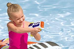 Bestway 41503 Splash Shuttle, flotteur gonflable pour enfants, 1,17 <span class=keywords><strong>m</strong></span> x 1,07 <span class=keywords><strong>m</strong></span>, flotteur de <span class=keywords><strong>piscine</strong></span>, anneau de natation gonflable - Product Image 4