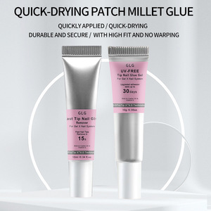 Kit de colle semi-solide pour ongles et dissolvant, adhésif à séchage rapide sans UV pour faux ongles, manucure, vente en gros - Product Image 2