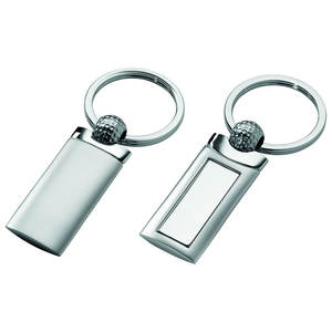 Llavero de Acero Inoxidable y Aleación de Zinc con Diseño de Golf, Elegante Llavero de Regalo con Impresión UV y Offset - Product Image 1