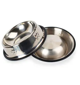 לוגו מותאם אישית OEM למכירה הטובה ביותר מותאם אישית אופנתי גדול נירוסטה מזון לחיות מחמד קערת כלבים גדלים קערות חיות מחמד מזינים לחיות מחמד - Product Image 1