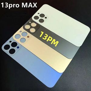 Remplacement de fenêtre arrière à grand trou pour <span class=keywords><strong>iPhone</strong></span> <span class=keywords><strong>13</strong></span> Mini <span class=keywords><strong>13</strong></span> <span class=keywords><strong>Pro</strong></span> <span class=keywords><strong>Max</strong></span> porte de couverture de batterie de panneau de verre arrière - Product Image 4