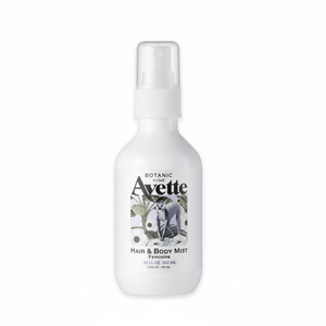 Brume pour cheveux et corps Avette Botanic Relief 160ml, parfum musc blanc bio, parfum longue durée, réduction 1 unité - Product Image 1