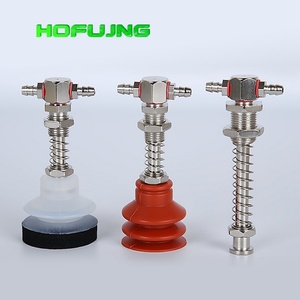 Conector de ventosa de vacío neumática metálica serie TS con varilla de conexión amortiguadora metálica - Product Image 1