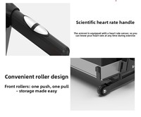 Tapis de marche motorisé pliable avec écran LED numérique électrique personnalisé pour la maison et le bureau – OEM et ODM disponibles