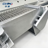 Grille de récupération des déchets en acier inoxydable à barres mécaniques rotatives pour l'extérieur, pour les stations d'épuration des eaux usées