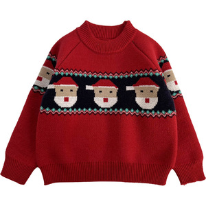 <span class=keywords><strong>Pull</strong></span> d'automne et d'hiver pour enfants, nouveau <span class=keywords><strong>pull</strong></span> père noël pour garçons et filles - Product Image 1