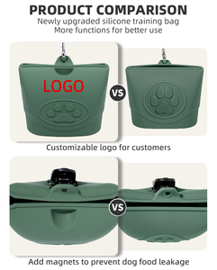 गुआंग्डोंग निर्माता के पोर्टेबल सिलिकॉन कुत्ते का इलाज पाउच बैग कस्टम सैप वजन छोटे आकार का मुक्त नमूना बिल्लियों कुत्तों के प्रशिक्षण के लिए - Product Image 6