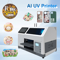 Printer Inkjet UV Flatbed Pintar A5 Grosir Kondisi Baru Kepala Cetak Otomatis XP600 untuk Pencetakan Casing Ponsel