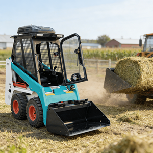 Nouvelle Chargeuse Compacte Électrique à Faible Coût avec Moteur PLC Haute Performance et Économe en Énergie pour Entreprises <span class=keywords><strong>de</strong></span> Construction et Usage Individuel - Product Image 1