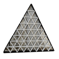 Tejas de techo de celda de metal de diseño de techo de aluminio abierto suministro del fabricante paneles de rejilla decorativos de techo interior