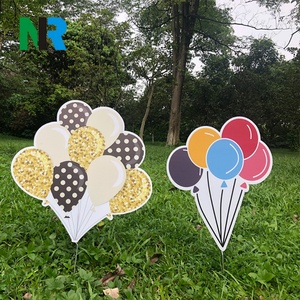 Letrero de Jardín de Plástico Corrugado con Letras del Alfabeto, Ecológico, Feliz Cumpleaños, Material PP, Corte Personalizado, Roc Xie - Product Image 6