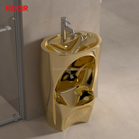 Kidoir B-186 luxe or mosquée Wudhu laveuse bain de pieds lave-pieds musulman Wudumate Wudu bassin ablution main lavage des pieds Wudu évier
