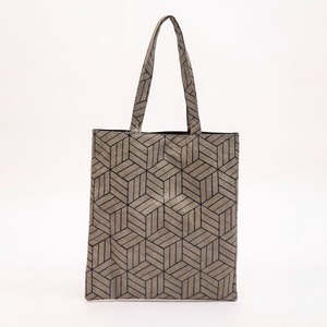 Sac fourre-tout simple et tendance, écologique, motif géométrique en diamant - Product Image 2