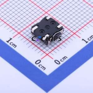 GT-TC125G-H035-L3 Tactile Switch SMD Switch Single Pole Single Throw Round Button 4N Vertical Mount - Product Image 2