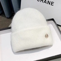 Chapeau en tricot jacquard pour femme, doublé de polaire, épais, résistant au froid, polyvalent, adapté aux grandes tailles de tête, nouvelle collection hiver
