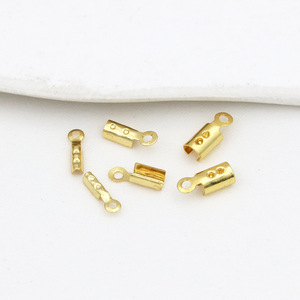 Color-preserving 18K genuine gold round two-point <b>buckle</b> <b>clip</b>, wire <b>clip</b>, chain connector, <b>buckle</b> connection, DIY <b>clip</b> B48 - Product Image 4