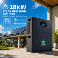 Batterie de stockage d'énergie résidentielle biphasée 120/240V avec onduleur intégré, BMS et EMS pour installations solaires nord-américaines