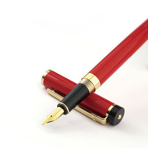 Pluma Estilográfica Personalizada de Alta Gama con Punta de Acero Inoxidable 314 Dorada y Estuche Premium, Ideal para Coleccionistas - Product Image 1