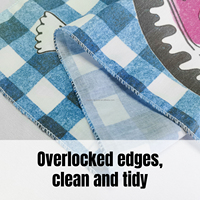 Bandana carré en coton imprimé avec motifs personnalisés pour cheveux, cou ou tenues décontractées – Accessoire quotidien