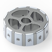 Aimants Néodyme N48M N50M N52, Aimants N52 en Segment, Aimants Permanents pour Ventilateurs, Fournisseur d'Aimants en Terres Rares, Revêtement Époxy, Haute Performance, Durables
