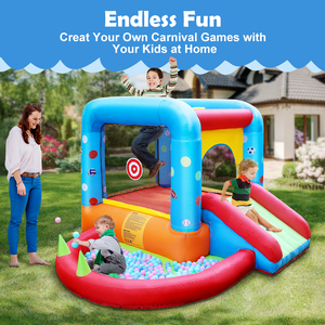 Castillo Inflable Oxford con Tobogán para Niños Pequeños, Juguetes para Niños Pequeños, Inflable - Product Image 3