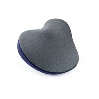 Coussin de siège ergonomique en forme de cœur avec mousse à mémoire de forme pour soulager les douleurs du coccyx, à utiliser sur chaise de bureau, à la maison et en voiture