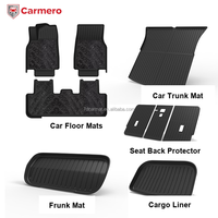 Tapis de sol de voiture TPE pour Tesla Model Y, tapis antidérapants personnalisés 3D, tapis de voiture complets pour Model Y YL 3
