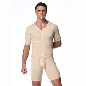 Fajas Colombianas al por Mayor para Hombres, Moldeadoras <span class=keywords><strong>de</strong></span> Cuerpo Completo, Levanta Glúteos, Camisetas <span class=keywords><strong>de</strong></span> Compresión para Ginecomastia - Product Image 1
