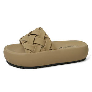 Sandales plates montantes pour femmes avec talon asymétrique, chaussures de marche d'été pour l'extérieur, antidérapantes, prêtes pour la plage et les dunes - Product Image 3