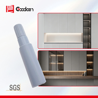 Goodcen Amortisseur magnétique réglable en plastique pour portes d'armoires, pour hôtels, cuisine et salon