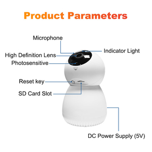 1080P HD trong nhà Dome CCTV <span class=keywords><strong>Camera</strong></span> Hai chiều âm thanh góc rộng wifi không dây an ninh mạng CMOS cảm biến Pan-Tilt <span class=keywords><strong>Camera</strong></span> - Product Image 6