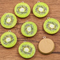 P27 Harsen Gemengde Fruitplakjes Charms Mini Watermeloen Kiwi Dragon Fruit Hangertjes voor DIY Sieraden maken Benodigdheden Groothandel