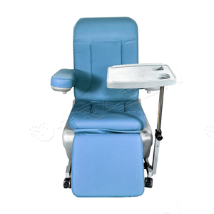 Chaise de prélèvement de sang électrique de <span class=keywords><strong>confort</strong></span> <span class=keywords><strong>médical</strong></span> de chaise de sang d'hôpital avec des accoudoirs et des repose-pieds - Product Image 5