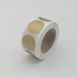 Tamaño <span class=keywords><strong>de</strong></span> La Moneda 1 "Círculo <span class=keywords><strong>de</strong></span> plata rascar pegatinas autopelables etiquetas pegatinas para tarjetas para rascar <span class=keywords><strong>palo</strong></span> DIY etiquetas rollo - Product Image 3