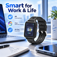 Montre connectée fiable 4G L26 IP67 étanche avec appel SOS à distance, dispositif de localisation de sécurité pour personnes âgées isolées
