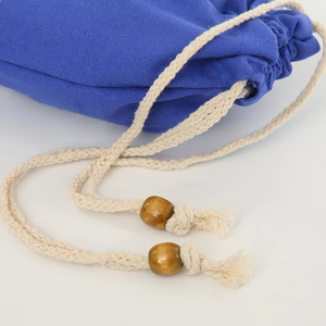 Customised Drawstring Cotton Canvas Gift Packaging Pouch Drawstring Cloth <b>Bags</b> with Printed Brand logo - Product Image 6
