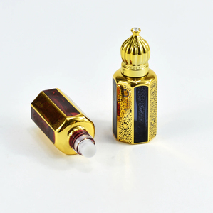 Đầy Màu sắc Dubai phong cách nước hoa tinh dầu 12ml nước hoa đầy màu sắc chai mạ Vàng thủy tinh rỗng số lượng lớn rỗng chai nước hoa - Product Image 6