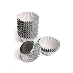 Gobelets en papier d'aluminium doré <span class=keywords><strong>pour</strong></span> cupcakes, gobelets en papier cuisson, étui à gâteaux au chocolat - Product Image 5