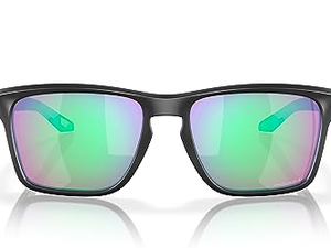 Lunettes de soleil polarisées OO9448F Sylas Low Bridge Fit, noir mat Ink/Prizm Golf 58mm, protection UV - Product Image 1