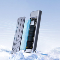 M.2 SSD ke USB 3.2 konverter tipe-c casing penutup keadaan padat kotak Hard Disk