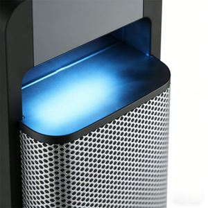 Radiateur soufflant d'appoint en céramique PTC 2000W à chauffage rapide, sur pied, sans pales, oscillant, silencieux, avec télécommande et écran LED - Product Image 2