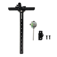 Viseur de cible de tir à l'arc Topoint, viseur d'arc à poulies TP80200, viseur d'arc réglable pour le réglage de Miroc de viseur d'arc à poulies OEM/ODM