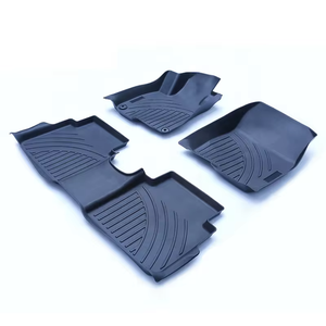 オードリーカスタムフィットTPE滑り止め防水3D 5D高級ブラック5MM厚4ピースフルセット3kg車用フロアマット（ダッジラム用） - Product Image 6
