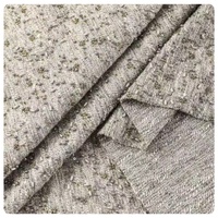 Tissu en Mélange de Laine Tweed 40% Laine Broderie de Perles Tubulaires Tissu Texturé de Luxe pour Blazer Jupe Costume Sacs Accessoires