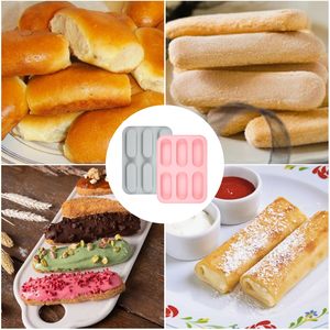 MUYULINS Factory 6-Cavity Rectangular LFGB Platinum Grade Non-Stick BPA-Free Silicone Cake Pastry <b>Cookie</b> <b>Mold</b> - Product Image 6