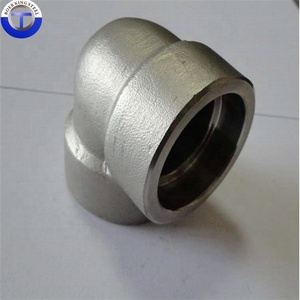 Douille forgée en acier inoxydable 3000 LB SUS304 A105 SW, connecteur à 45 degrés, soudage et filetage - Product Image 3