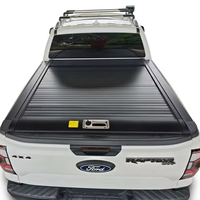 Couverture de benne de camionnette rétractable antivol et étanche pour Ford Ranger F150 Super Duty Maverick